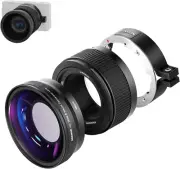 NEEWER Wide Angle Lens Compatible with Sony ZV1 Camera, 2 in 1 18Mm HD Wide Angl