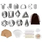 30pcs Set Polymer Clay Earring Cutters 14 Earring Shapes Diy Making Earrings