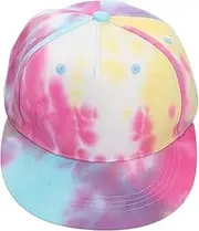 [SAFIGLE] Tie Dye Baseball Hat Casual Peaked Hat for Stylish Outdoor Costume Ornament Durable Cotton Leisure Cap Birthdays and Holidays