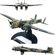 Replica Pre-Build Aircraf Scale Model Airplanes1:144 Whitley Heavy Bomber Model Alloy Fighter Model Replica Adult Airplane Toys Aviation Gifts Or Desktop Collection Collection Gift Display