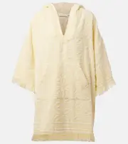 [Zimmermann] Zimmermann Coco fringed cotton terry beach dress AU 16 yellow