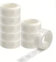 1000Pcs Glue Point Clear Balloon Glue Removable Adhesive Dots Double Sided Dots