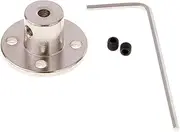 ToolOfLife 4/5/6.35/8/10/12/14mm Rigid Flange Coupling Shaft Coupler Motor Connector
