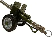 Firecracker Artillery Cannon,Stainless Steel Mini Cannon, Military Model Collection Ornaments, Stainless Steel Cannon Model Firecracker Launche (Color : Green)