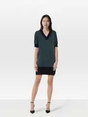 MM6 Wool V Neck Mini Dress