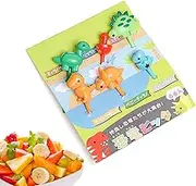 Kids Food Picks,Cute Cocktail Forks | Cartoon Snack Toothpick for Fruits Appetizers Cake Dessert Home School Travel