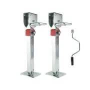 Drop Down Leg Set Steel Base 1000lbs 500mm with Hex Drive Crank Handle