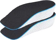 Healvian 1 Pair Height Increase Insoles for Men Women Pads with Arch Support Cushion for Comfortable Boots Sneakers Soft Discreet Elevation