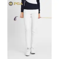 在飛比找ETMall東森購物網優惠-美國PGA 加絨版高爾夫服裝女士褲子秋冬長褲防水保暖女裝運動