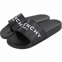 在飛比找Yahoo奇摩購物中心優惠-GIVENCHY PARIS 字母運動款拖鞋(女款/黑色)