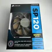 Corsair SP120 High Performance Edition 120mm Case Fans (2 Pack) Very Quiet - NEW