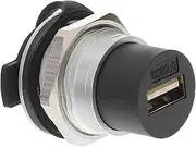 HOLIDYOYO USB Connector Female to Female USB Coupler Panel Mount Installation with Cover High Speed Data Transfer for Industrial Use Durable and Practical
