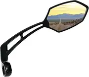 Hafny 2024 New Handlebar Bike Mirror, HD Glass Lens, Adjustable & Rotatable Safe Rearview Bicycle Mirror, Blast-Resistant, HF-M6002-FR051 (Anti-glare Blue Right)