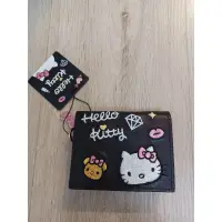 在飛比找蝦皮購物優惠-三麗鷗 Hello Kitty 皮革電繡名片夾 卡片 卡夾