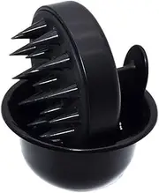 Silicone Hair Scalp Massager Shampoo Brush Shower Comb Exfoliate Remove Dandruff, Promote Hair Growth, with Soft Silicone Scalp Massager for Various Scalp and Hair Types (Shampoo Brush & Bowl)