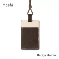 在飛比找博客來優惠-Moshi Badge/ID Holder 證件套橡木棕