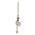 Unique Handmade Chalcedony Fortune Bag Pendant Keychain Elegant Phone Lanyard