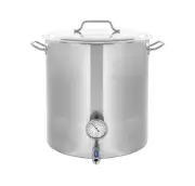 CONCORD Stainless Steel Home Brew Kettle Brewing Stock Pot Beer Wine Set