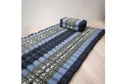 Roll Up Foldable Mattress + Pillow Block Set BlueEle