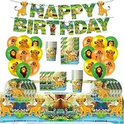 Lion King Birthday Decorations Lion King Party Supplies Lion King Birthday Balloons Lion King Birthday Banners Lion King Party Tableware Lion King Birthday Tableware Lion King Party Tableware Set