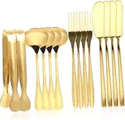 LIFKOME 1Set Cheese and Butter Spreader Knife with Spoons and Forks Mini Serving Tongs for Parties and Restaurants Easy to Clean and Store