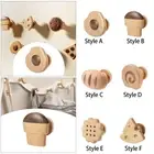 Wooden Coat Hook Decorative Coat Rack Hanger Hat Hook