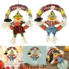 Scarecrow Wreath Hanging Fall Harvest Scarecrow Decoration Halloween capMY