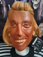 Vintage 1993 Hillary Clinton Face Halloween Discolored Purge Mask Illusions New