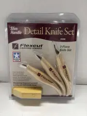 FLEXCUT KN400 DETAIL WOODCARVING KNIFE SET - NEW