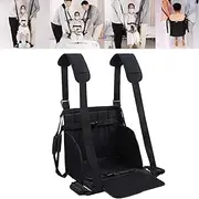 Patient Lift Stair Slide Board, Double Handle Design, Wheelchair Lift Sling with Shoulder, Transfer Seat Pad for Medical Mobility, Emergency Transport Belt