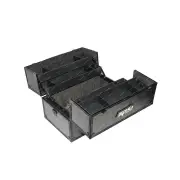 SP Tools Compact Technicians Tool Box - 5 Tray Wide Opening Case with Key System