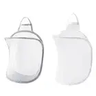 1X(Foldable Storage Laundry Basket Organizer Dirty Clothes Mesh Bag7807