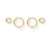 Circle Earring Stack