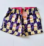 PETER ALEXANDER PJs Pyjamas Shorts BNWT Palm Tree XS 6-8 100% Cotton Labrador