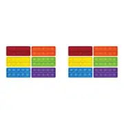 12pc Teacher Created Resources Push & Pop Bubble Ten Frames Kids/Children 3y+