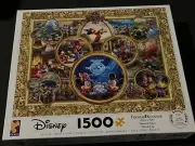 Ceaco Disney Thomas Kinkade 1500 Pc Puzzle Mickey Mouse Steamboat Willie NEW