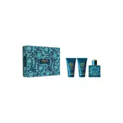 3pc Versace Eros Pour Homme Mens Perfume EDT/Shower Gel & After Shave Balm Set