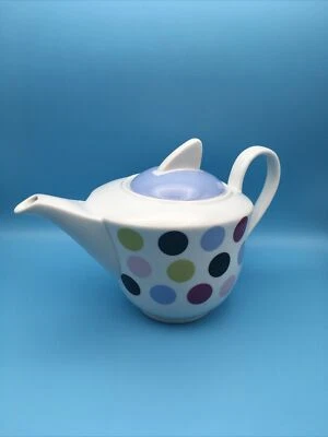 Villeroy Boch 5cup Teapot/Coffee W/Lid “Wonderful World” Germany Porcelain White