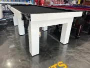 NEW Slate Pool Snooker Billiard Table White with Black Felt Northern Rivers Area