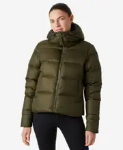 WOMENS ESSENCE DOWN JACKET, Utility Green | Helly Hansen AU