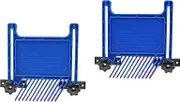 PRS3020 Featherboard Replacement for Kreg Compatible with Standard 3/8" x 3/4" T-slot and Miter Slot on Tablesaws, Router Tables, Band Saws,Blue, Pack of 2