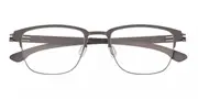 Ic! Berlin IC5063-D The Lone Wolf Graphite Men's Glasses Grey Size 51 - Private Health Rebate - Blue Light Block Available