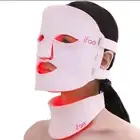 IFAE Red Light Therapy Mask for Face and Neck, 7 Colors Silicone Led Face Mas...