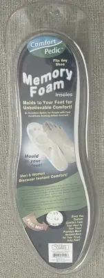 Memory Foam Comfort Pedic Insoles NEW