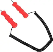 INOOMP Assistive Device Ice Scraper Snow Removal Tools Snow Blower Scraper Life Saving Tool Winter Fishing Rod Handle Heavy Duty Picks Abs Orange