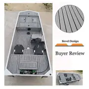 2400X57mm Self-Adhesive Boat EVA Foam Teak Flooring Mat Decking Yacht Sheet Pad Boat Decking Mat,Light Gray+Black-B3 Light gray black