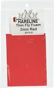 TIEMCO 2FF 66210154310 Tying Material Hairline Dubbing, Fly Foam, 0.08 inches (2 mm), 310 Red
