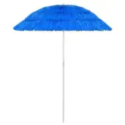 Hawaii Beach Umbrella Blue 180cm Portable Sunshade Canopy Outdoor Shelter