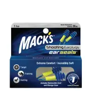 Reusable Earplugs for Shooting with Cord & Case Noise Reduction 27dB