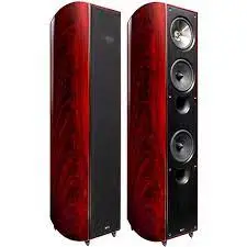 二手 英國 KEF XQ40 鋼琴烤漆 紅木色 落地喇叭 EISA 獲獎